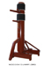Wooden Dummy Free Standing Pine Red