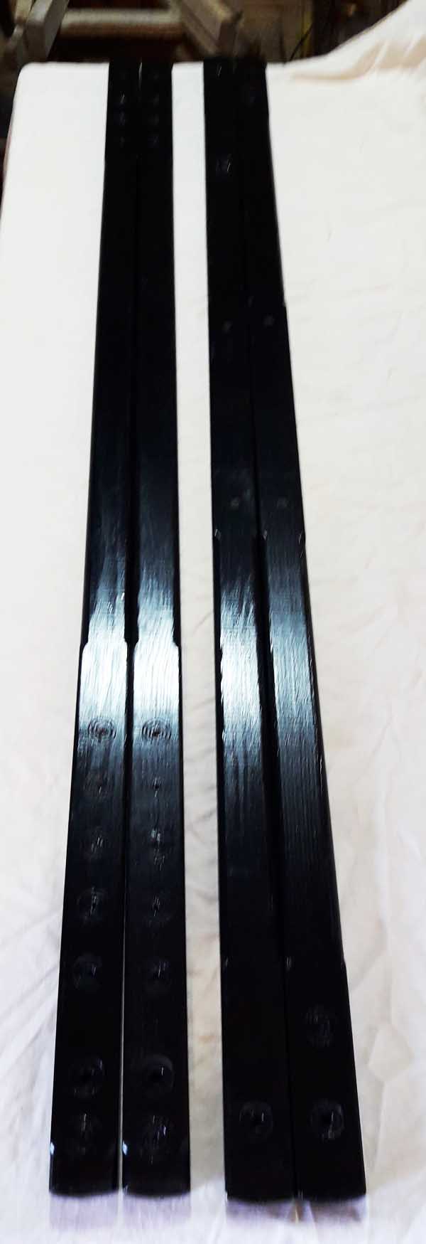 Wooden Dummy Classic PVC Plastic+Pine Black